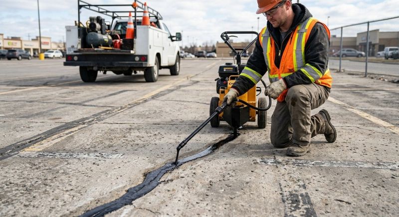 Concrete Crack Sealing in Corpus Christi, TX