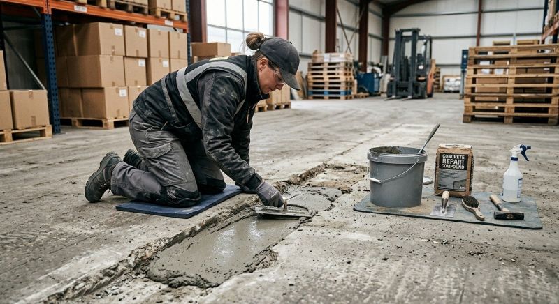 Concrete Floor Repair in Des Moines, IA