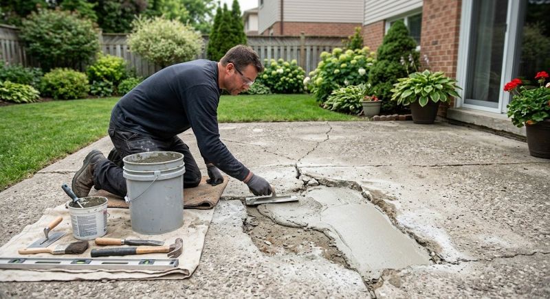 Concrete Patio Repair in Corpus Christi, TX