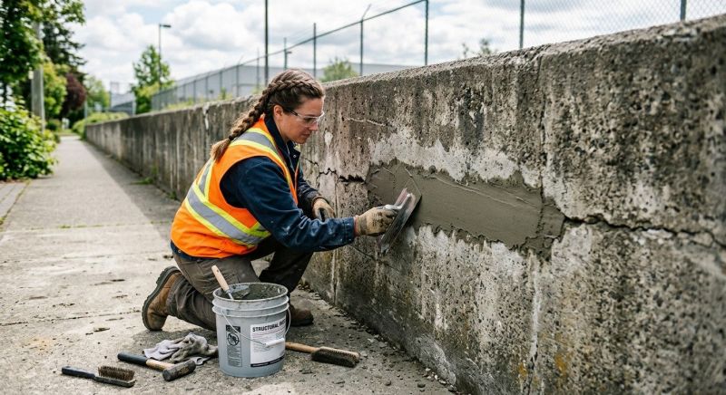 Concrete Wall Patching in Corpus Christi, TX