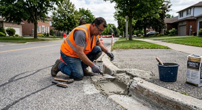 Curb Repair in West Des Moines, IA