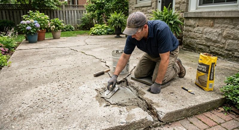 Patio Concrete Repair in Corpus Christi, TX