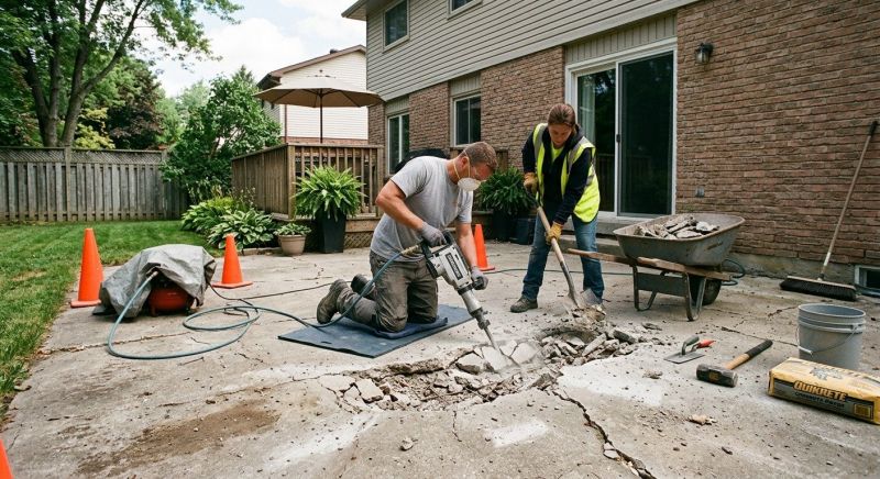 Patio Repair in Des Moines, IA