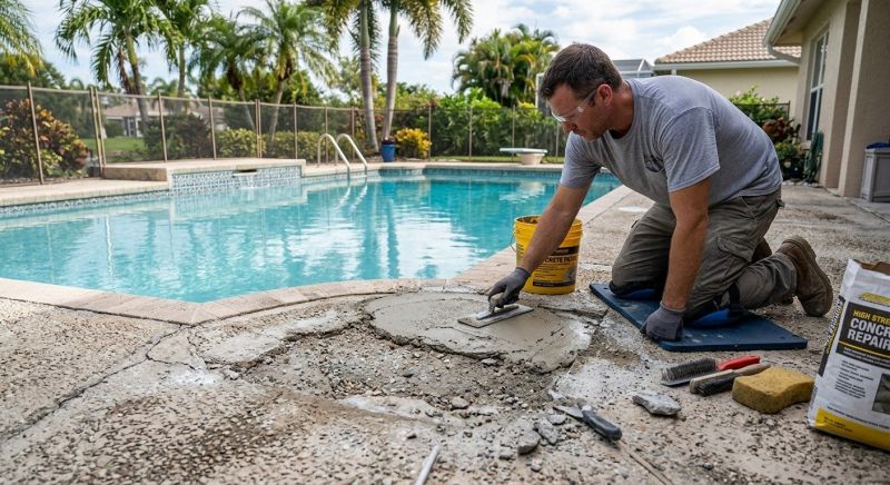Pool Deck Repair in Des Moines, IA