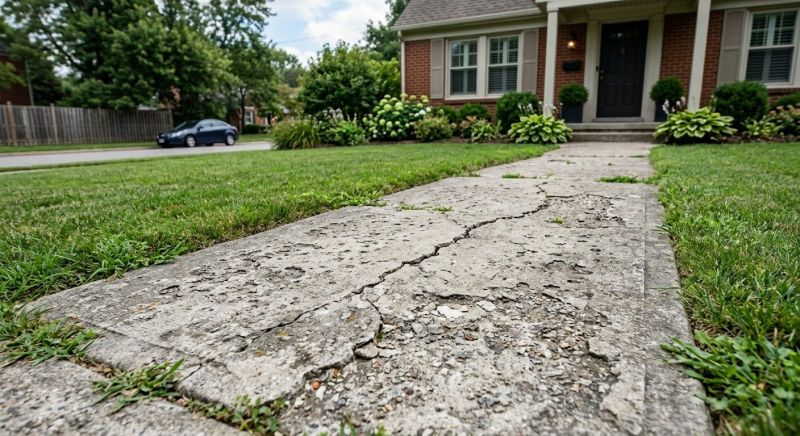 Sidewalk Concrete Repair in Des Moines, IA