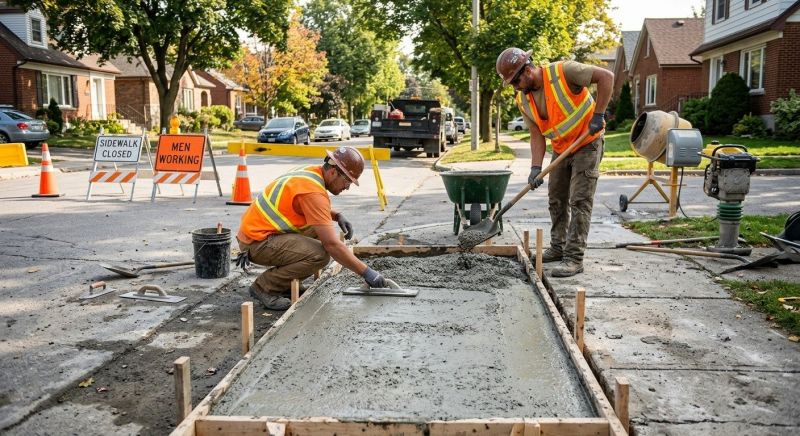 Sidewalk Concrete Repair in Corpus Christi, TX