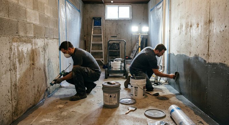 Basement Concrete Sealing in Columbus, OH