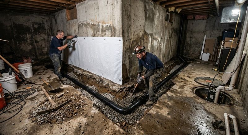 Basement Seepage Repair in Columbus, OH