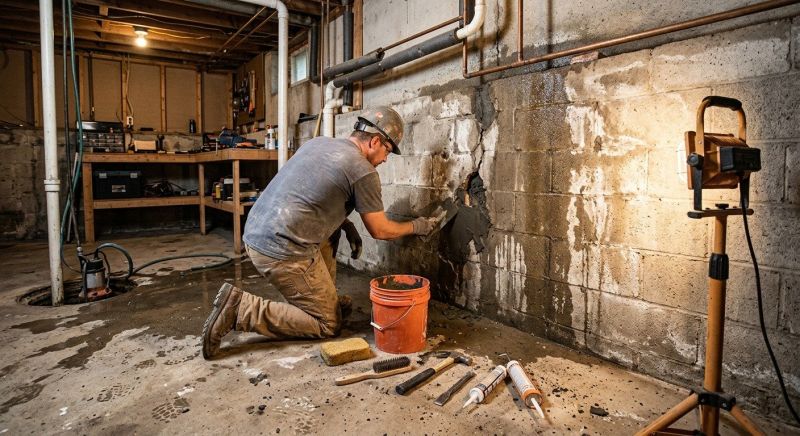 Basement Seepage Repair in Montgomery, AL