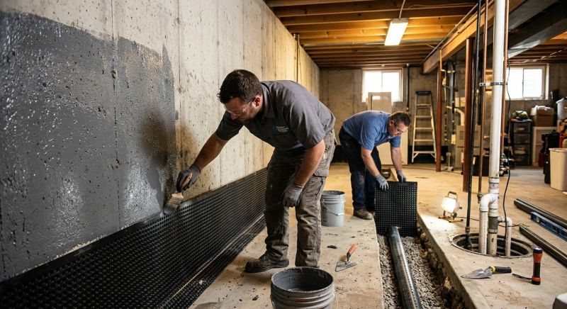 Basement Walls Waterproofing in Tuscaloosa, AL