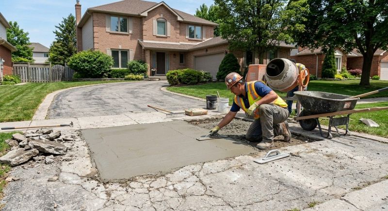 Cement Driveway Repair in Corpus Christi, TX
