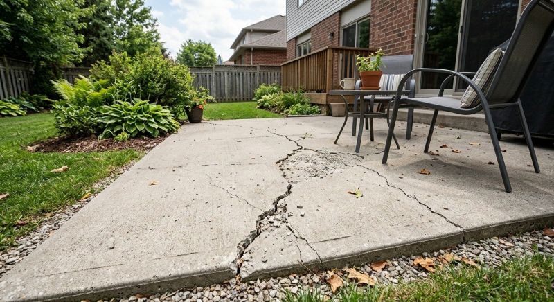Cement Patio Repair in West Des Moines, IA