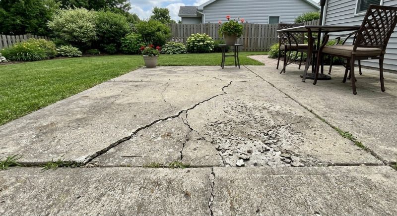 Cement Patio Repair in West Des Moines, IA