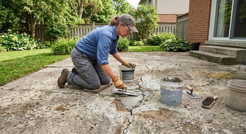 Cement Patio Repair in Corpus Christi, TX