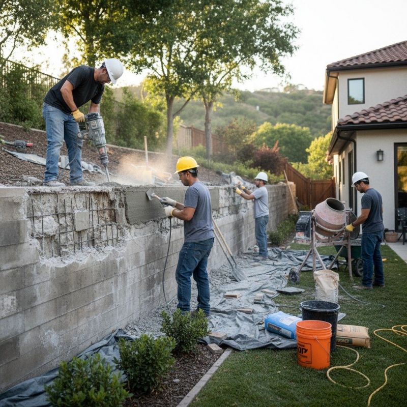 Cement Wall Repair Service in Corpus Christi, TX