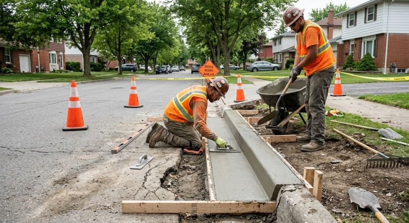 Concrete Curbing Repair in Des Moines, IA
