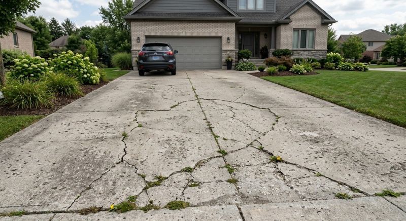 Concrete Driveway Patching in Corpus Christi, TX