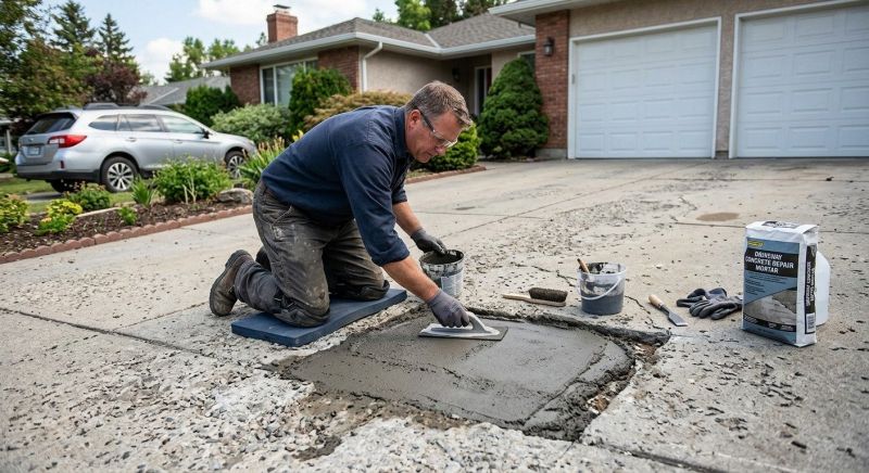 Concrete Driveway Repair in Corpus Christi, TX