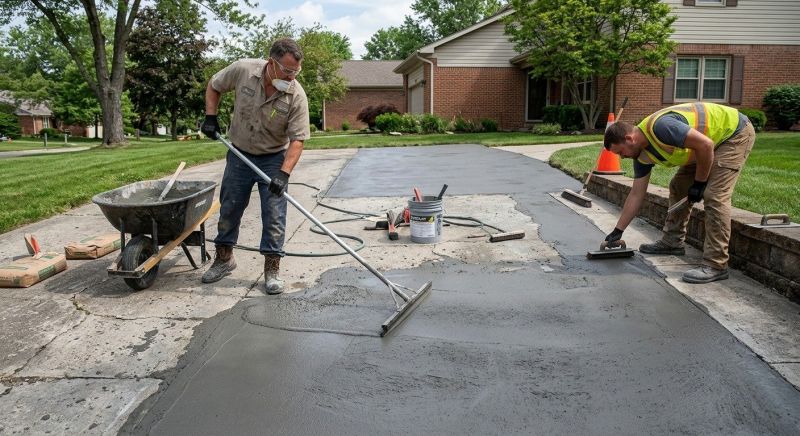 Concrete Driveway Resurfacing in Miami Dade County, FL