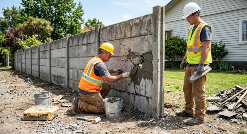 Concrete Fence Repair in Miami Dade County, FL