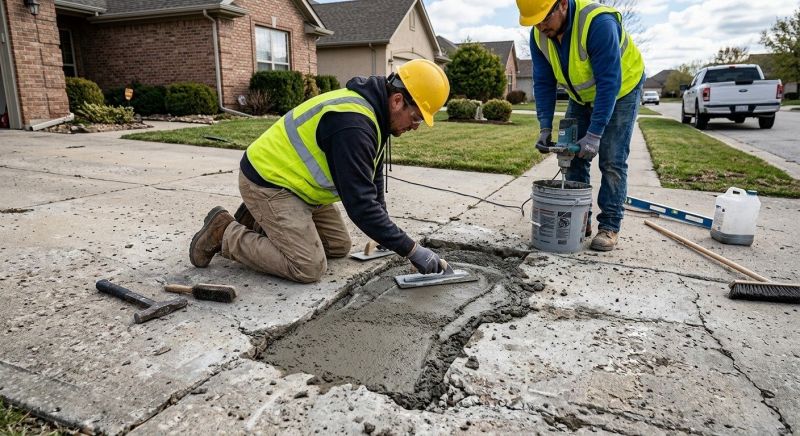 Concrete Pavement Repair in West Des Moines, IA