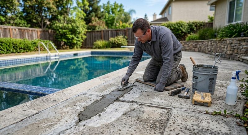 Concrete Pool Deck Repair in Corpus Christi, TX