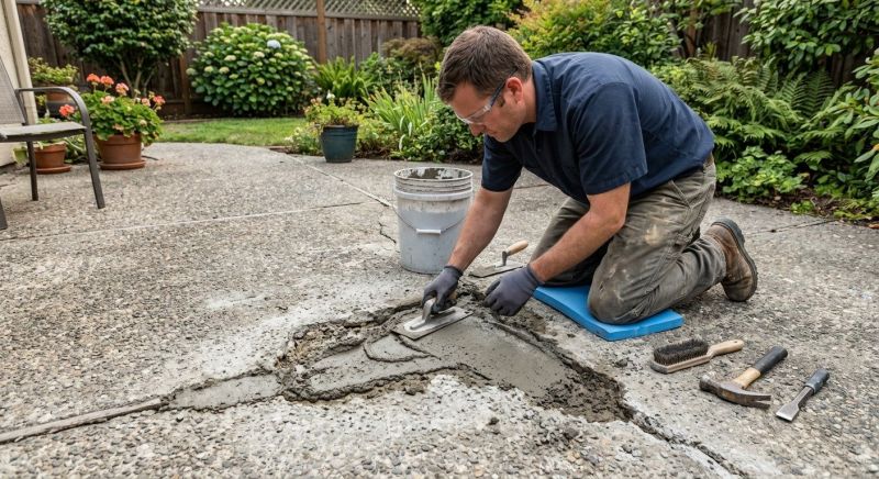 Concrete Pool Patio Repair in Corpus Christi, TX