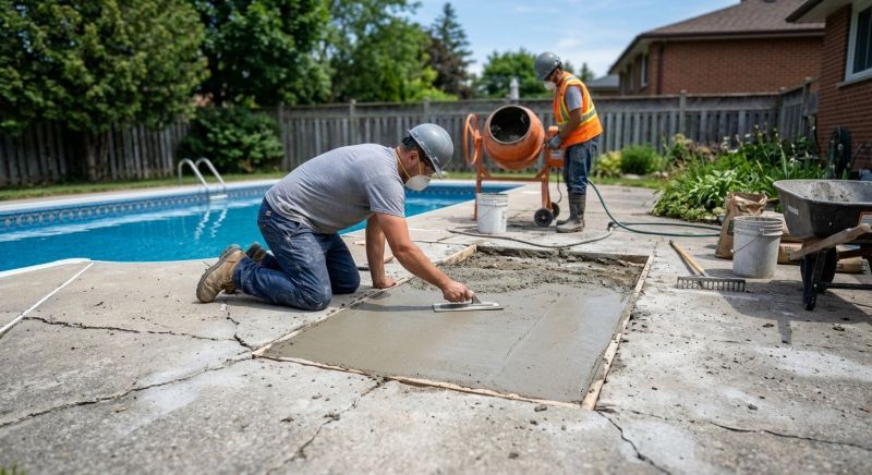 Concrete Pool Patio Repair in Corpus Christi, TX