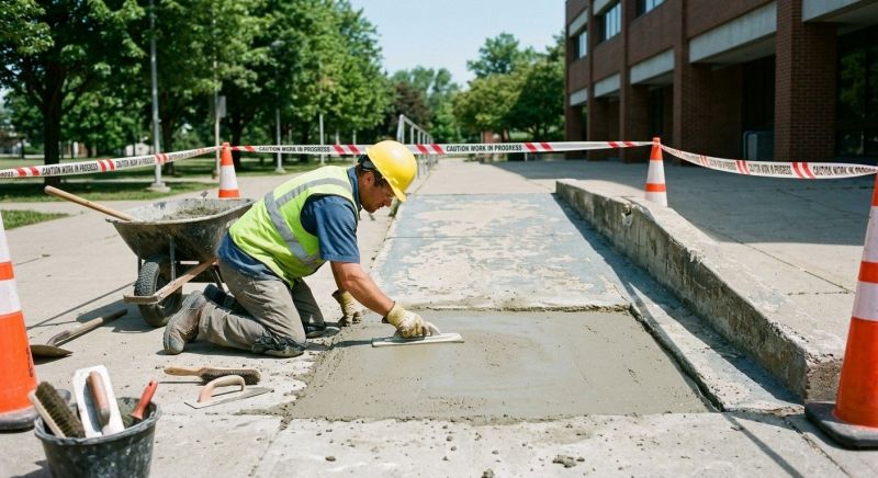 Concrete Ramp Repair in Des Moines, IA