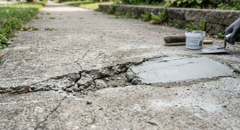 Concrete Sidewalk Repair in Des Moines, IA