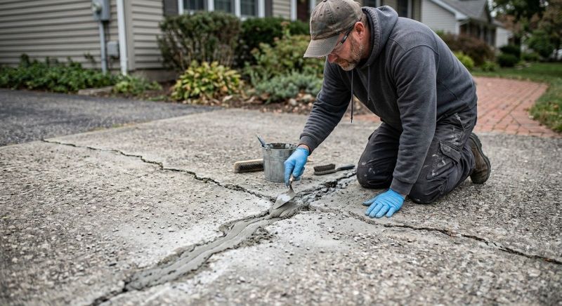 Cracked Concrete Repair in Des Moines, IA