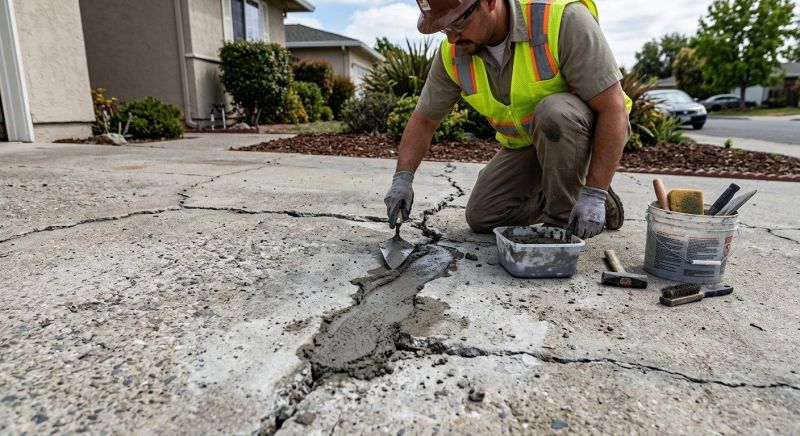 Cracked Concrete Repair in Miami Dade County, FL