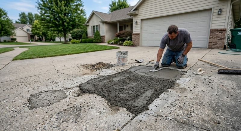 Driveway Curb Repair in West Des Moines, IA