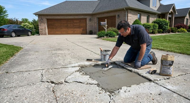 Driveway Spalling Repair in Des Moines, IA