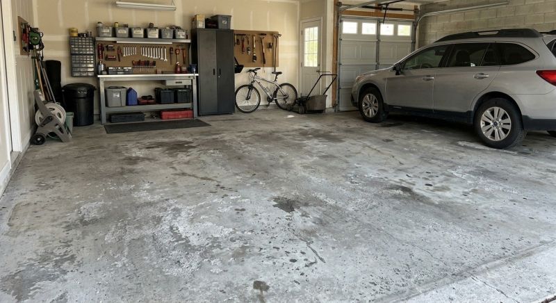 Garage Concrete Resurfacing in West Des Moines, IA