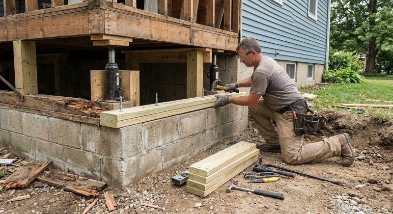 House Foundation Repair in Columbus, OH