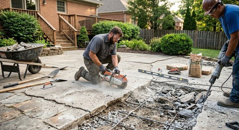Patio Repair in West Des Moines, IA