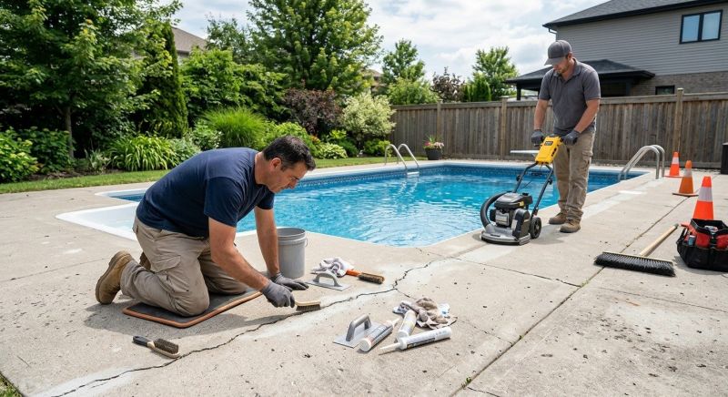 Pool Patio Maintenance in Albany, NY