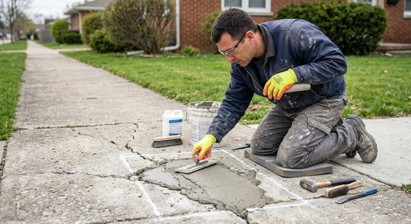 Sidewalk Repair in Des Moines, IA