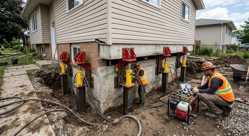 Sinking Foundation Lifting in Tampa, FL