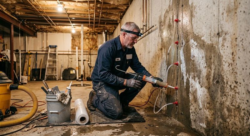 Wet Basement Solutions in Montgomery, AL